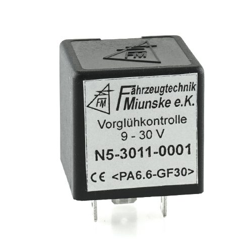 Vorglühzeitkontrolle 9...30V, 0...25s