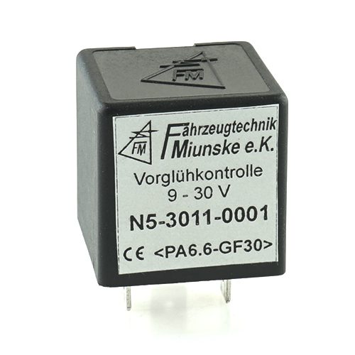 Vorglühzeitkontrolle 9...30V, 0...25s