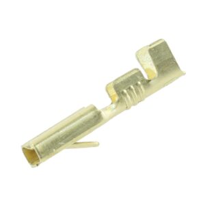 Flachsteckhülse, 2,8mm, 0,5-1mm², mit Rastnase