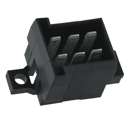 Messerleiste gerade, 5mm, 6-polig (2x3)