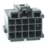 Junior-Power-Timer Buchsengehäuse, 15-polig (3×5), grau