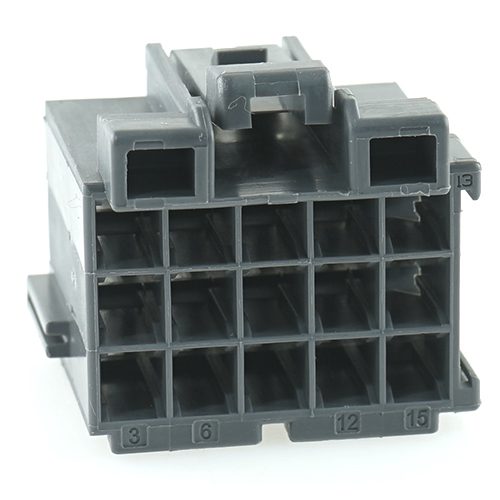 Junior-Power-Timer Buchsengehäuse, 15-polig (3x5), grau