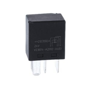 Mikro-Relais 24V, 10/15A, Wechsler, mit Diode