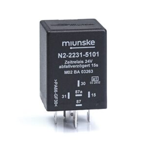 Zeitrelais 24V, NC 20A/NO 20A, 15s abfallverzögert, nicht potentialfrei, retriggerbar