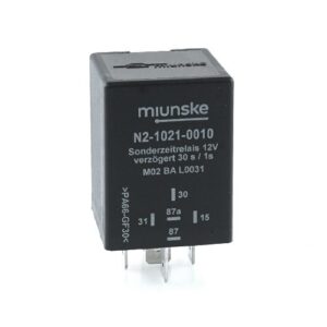 Sonderzeitrelais 12V, 30s, einschaltverzögert, Impulsausgang 1s, retriggerbar
