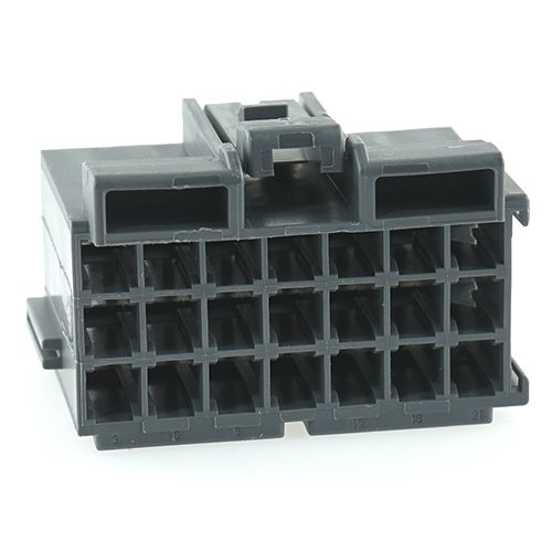 Junior Power Timer Buchsengehäuse, 21-polig (3x7), grau