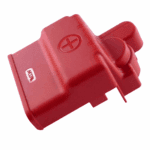 Batterieklemmabdeckung „+“, rot