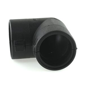 Wellrohr-Verbinder NW 23-23, 90°, schwarz