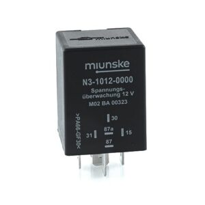 Spannungsüberwachung 12V, U(ein) 12,8V, U(aus) 12V, verzögert