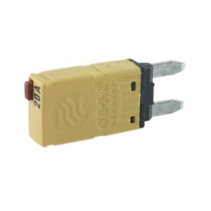 Thermischer Kfz-Sicherungsautomat Mini-Bauform 24V, 20A, mit Rückstellknopf