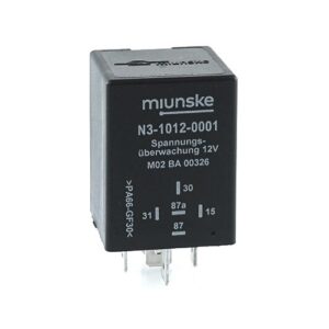 Spannungsüberwachung 12V, U(ein) 12,7V, U(aus) 12V, verzögert