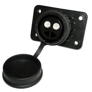 Steckdose 2-polig, 24V, mit Crimp-/ Lötkontakten 35/50mm²