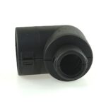 Wellrohr-Verbinder NW 23-13, 90°-Winkel, schwarz