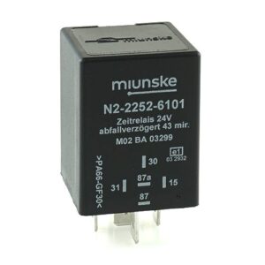 Zeitrelais 24V, 43 min abfallverzögert, nicht potentialfrei, retriggerbar