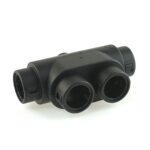 Mehrfach-Verteiler NW17-10-17-17-17, schwarz