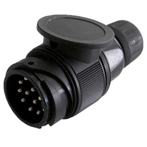 Stecker 12V, 13-polig, nach ISO 11446, Schraubanschluss