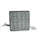 Blink-Brems-Schlusslicht 12V, 80x80mm, Lichtscheibe klar, 0,5m Kabel, 4×0,5mm²