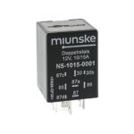 Doppelrelais 12V, 10/15A, 2Wechsler mit Diode