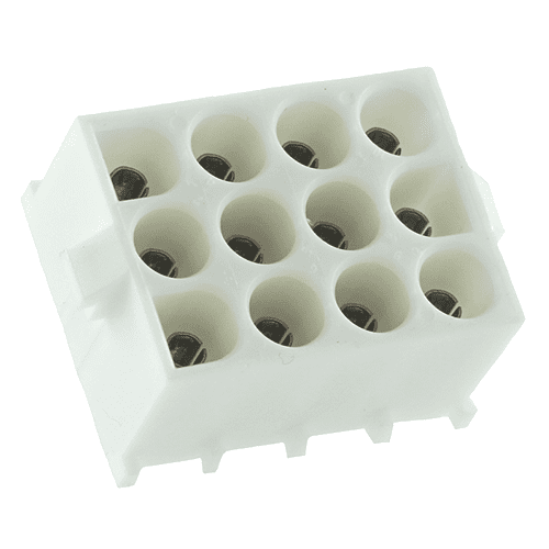 Universal MATE-N-LOK, LP-Buchsengehäuse, Raster 6,35mm, 12-polig