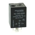 Zeitrelais 12V, NC 10A/NO 15A, 2,5s…60min, einstellbar, abfallverzögert, nicht potentialfrei