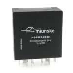 Blinkgeber 24V, 3x (6) LED + bis zu 3x (6) 21W + 0…5W, Mischbetrieb, zweikanalig, vollelektronisch