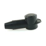 Gummipfeife, Leitungsdurchmesser 7,6mm, Kontaktdurchmesser 17mm, schwarz