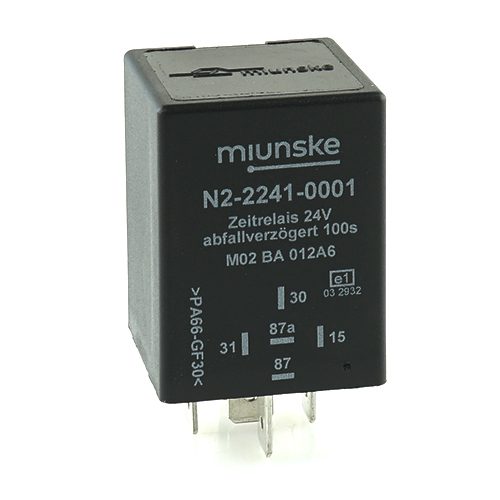 Zeitrelais 24V, 100s, abfallverzögert, nicht potentialfrei, retriggerbar