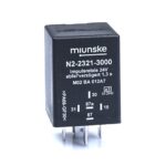 Impulsrelais 24V, NC 10A/NO 15A, 1,3s, abfallverzögert, potentialfrei, positiv getriggert