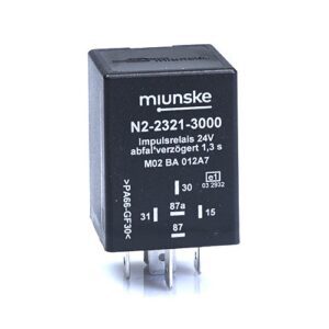 Impulsrelais 24V, NC 10A/NO 15A, 1,3s, abfallverzögert, potentialfrei, positiv getriggert