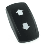 Wippe Contura V, schwarz, Symbol „Fensterhebersteuerung“