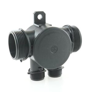 Mehrfach-Verteiler NW22-22-10-10, schwarz, wasserdicht