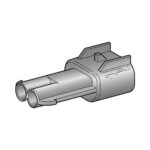 Seal 2,8mm, male holder, 2-polig