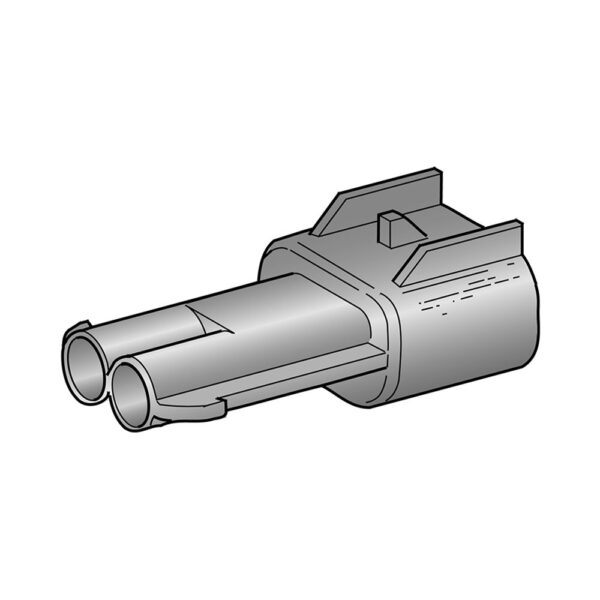 Seal 2,8mm, male holder, 2-polig
