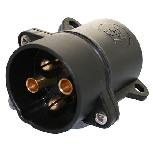 Stecker 4-polig, 6 - 24 V, Schraubanschluss