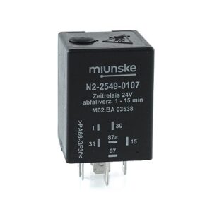Zeitrelais 24V, NC 20A/NO 20A, 1...15min, abfallverzögert, nicht potentialfrei, retriggerbar
