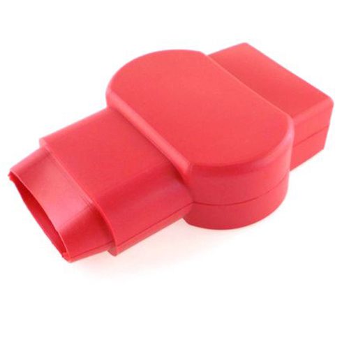 Abdeckung "+" für Batterieklemme, rot, Kabeleintritt oval 39,6 x 12,7mm