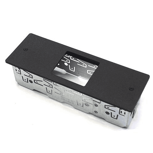 Einbaurahmen für 4-fach CAN-Tastatur, mittig, mit DIN-Schacht