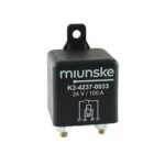 Power-Relais, 24V, 100A, Schließer, mit Diode, mit Lasche