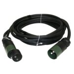2x 50 mm² Leitung 2-polig, 24 V, mit 2 Steckern und 1 Kupplung, Länge 7 m