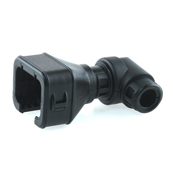 Wellrohranschluss für AMPSEAL 16, 90°, NW 7,5, 4-polig, CI08-90AT4PL