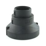 Inline Rundverteiler NW22 für Verteilerscheibe, schwarz