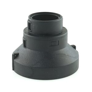 Inline Rundverteiler NW22 für Verteilerscheibe, schwarz