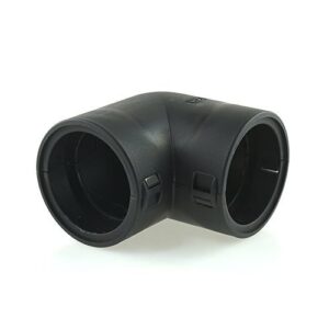 Wellrohr-Verbinder NW36-36, 90°-Winkel, schwarz