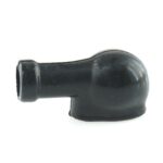 Anlasser-Schutzkappe, Durchmesser 25mm, Kabeleinlass 12mm, schwarz