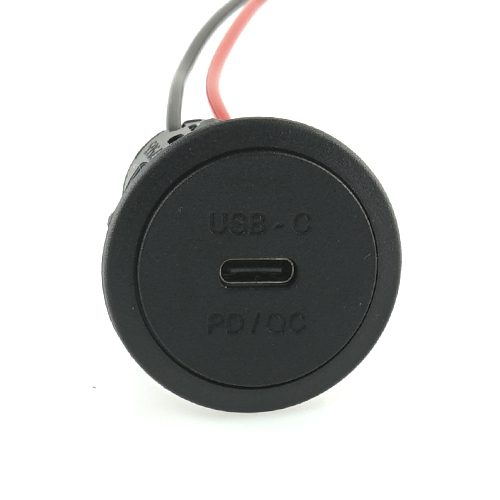 Power USB-C Einbausteckdose PD/QC/PPS 12/24V