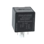 ISO-Puls Blinkgeber, 9-30V, 1x Leistungsausgang, 2x Kontrollausgang, frei parametrierbar mit miunske One-Wire Interface