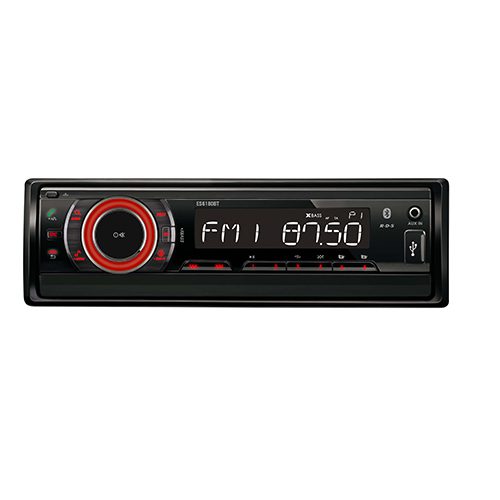Radio ES 6180, 12V, 1DIN Autoradio mit USB/Bluetooth/AM/FM
