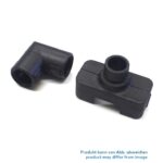 Wellrohranschluss für FCI Stecker, 90°, NW 7,5, 2-polig, CI086-90-FCS02