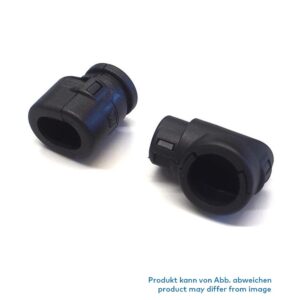 Wellrohranschluss für AMP Junior Timer Stecker, 90°, NW 10, 4-polig, CI12-90-AM4