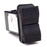 Dual Port USB V-Charger, 12/24V, IP64